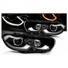 2 Phares fullLED dynamiques avant VW Scirocco xenon 08-14  - Noir - sans certificat