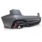Pare choc arriere AUDI A6 C8 4A berline 18-22 - Look RS6 - Noir