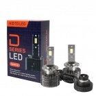 2 LED bulbs D2S conversion xenon 6000K - 35W - plug&play