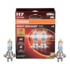 2 ampoules Osram H7 Night breaker 220 % 64210NB220-2HB