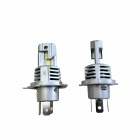 2 Ampoules LED H4 AllinOne 9000lumens 6000K - Blanc Pur