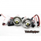 Pack Ampoule LED 64Watts anneaux angel eyes BMW E60 E61- Blanc