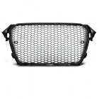 Grille calandre Audi A4 B8 facelift 11-15 - cadre Noir brillant PDC - look RS4