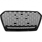 Grille calandre Audi A6 C7 phase 2 15-18 - Noir  - look RS6 quattro