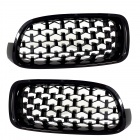 Grilles calandre BMW Serie 3 F30 F31 11-18 look Diamant - Noir Brillant