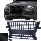 Grille calandre Audi Q5 - look S phase 1 - Noir Mat - PDC