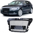 Grille calandre Audi A3 8P 08-12 - Nid d'abeille RS3 - Noir laqué