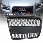Grille calandre Audi A3 8P 05-08 - look RS3 - Noir Mat