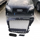 Grille calandre Audi A3 8P 08-12 - Nid d'abeille RS3 - Noir