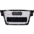 Grille calandre Audi A4 B8 08-11 - noir laque - look RS4
