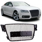 Grille calandre Audi A5 07-11 - look RS5 - Noir Laqué PDC