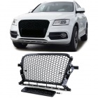 Grille calandre Audi Q5 8R 12-16 - look RSQ5 - Noir Laqué