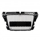 Grille calandre Audi A3 8P 08-12 - Nid d'abeille RS3 - Noir laquée