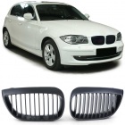 Grilles calandre BMW Serie 1 E81  E87 04-07 - Noir Mat
