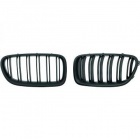 Grilles calandre BMW Serie 5 F10 F11 13-17 look M - Noir Mat