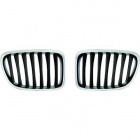Grilles calandre BMW X1 (E84) 09-12 - Noir Chrome