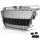 Grille calandre Audi A3 8P 08-12 - look RS3 - Chrome noir