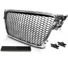 Grille calandre Audi A4 B8 08-11 - Chrome - look RS4