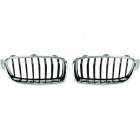 Grilles calandre BMW Serie 3 F30 F31 11-15 - Chrome Noir
