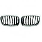 Grilles calandre BMW X5 E70 - X6 E71 07-13 - Noir Chrome