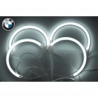 Pack 4 Anneaux Angel eyes CCFL BMW E46 Compact Blanc
