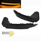 2 Clignotants retro dynamiques LED Audi A1 10-18 - Noir