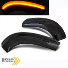 2 Clignotants retro dynamiques LED VW GOLF 5 Jetta Eos Passat - Noir
