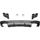 Diffuseur arriere AUDI A4 B9 facelift sline 19-23 - Look S4