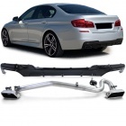 Kit Diffuseur Echappement BMW serie 5 F10 F11 duplex look V8 - Brillant