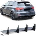 Extension splitter de diffuseur Audi A3 S3 8V Sportback/Hayon 17-21