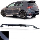 Diffuseur arriere double pour VW GOLF 7 GTI 13-17 - brillant