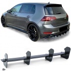 Extension splitter de diffuseur VW GOLF 7.5 facelift R 17-21