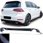 Diffuseur arriere double pour VW GOLF 7.5 GTI facelift 17-21 - brillant