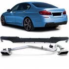 Kit Diffuseur Echappement BMW serie 5 F10 F11 duplex look V8 - Mat