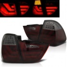 2 Feux arriere BMW Serie 3 E91 LCI 09-11 - LTI - Fumé - Rouge