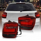 2 Feux arriere BMW Serie 1 F20 F21 11-15  LTI - Rouge Teinte