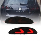 2 Feux carDNA SEAT Leon 2 1P - 05-09 - fullLED - Fumé