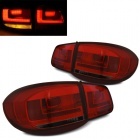 2 Feux arriere VW Tiguan 07-11 - LED BAR - Rouge fumée