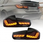 2 Feux arriere OLED dynamiques BMW Serie 3 F30 look M4 - 11-19 - Fumé