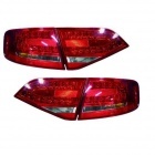 2 Feux LED AUDI A4 B8 07-11 LED Rouge Clair