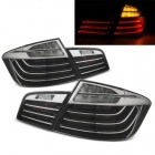 2 Feux arriere LED BMW Serie 5 F10 look LCI - 10-13 - Noir Chrome