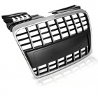 Grille calandre Audi A4 B7 04-08 - chrome noir - look S8