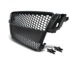 Grille calandre Audi A5 07-11 - look RS5 - Noir Mat