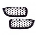 Grilles calandre BMW Serie 4 F32 F33 F36 look Diamant - Noir Brillant