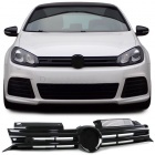 Grille calandre VW Golf 6 (VI) - look R - Noir
