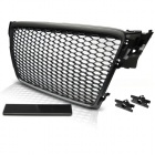 Grille calandre Audi A4 B8 08-11 - noir mat - look RS4