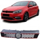 Grille calandre VW Polo 6R 6C 09-17 - look GTI - Noir Mat