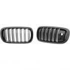 Grilles calandre BMW X5 F15 X6 F16 13-18 camera - Noir Brillant look M