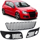 Grilles VW GOLF 5 GTI - nid d'abeille - Noir mat