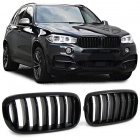 Grilles calandre BMW X5 F15 X6 F16 13-18 - Noir Brillant look perf